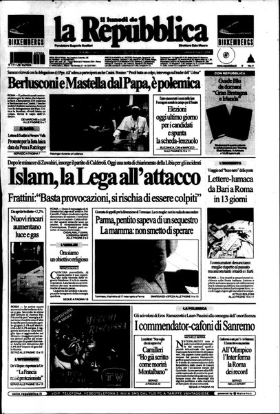 Il lunedì de La repubblica